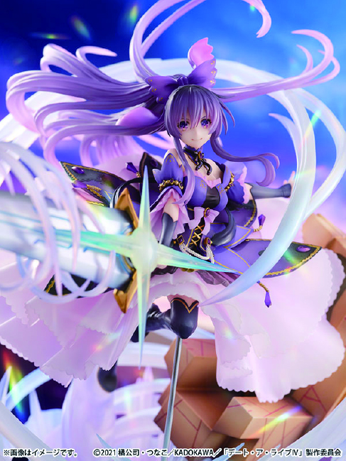 夜刀神十香 -Princess Amethyst Dress Ver.- 「デート･ア･ライブIV」 SHIBUYA SCRAMBLE FIGURE 1/7 PVC製塗装済み完成品