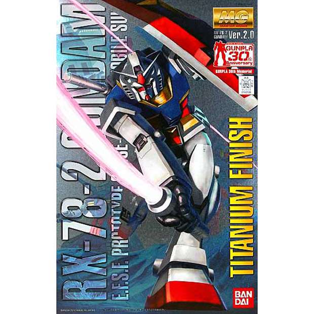 MG 1/100 RX-78-2 ガンダム Ver.2.0 チタニウムフィニッシュ (機動戦士ガンダム)
