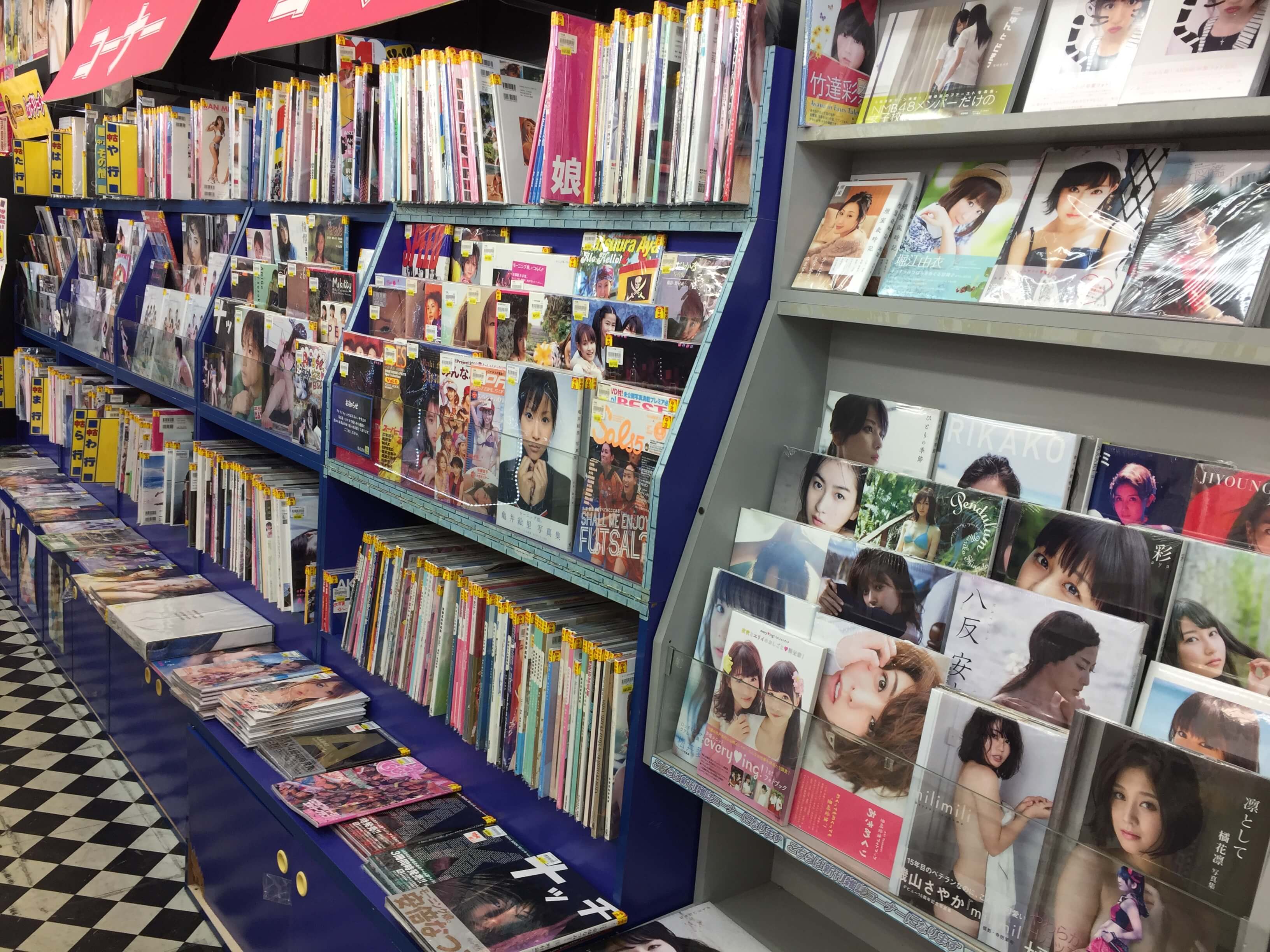 店内写真：アイドルコーナー